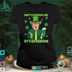 Let's Go Shamrock Brandon Happy St Patrick Day Trump Beer T Shirt Hoodie, Sweater shirt