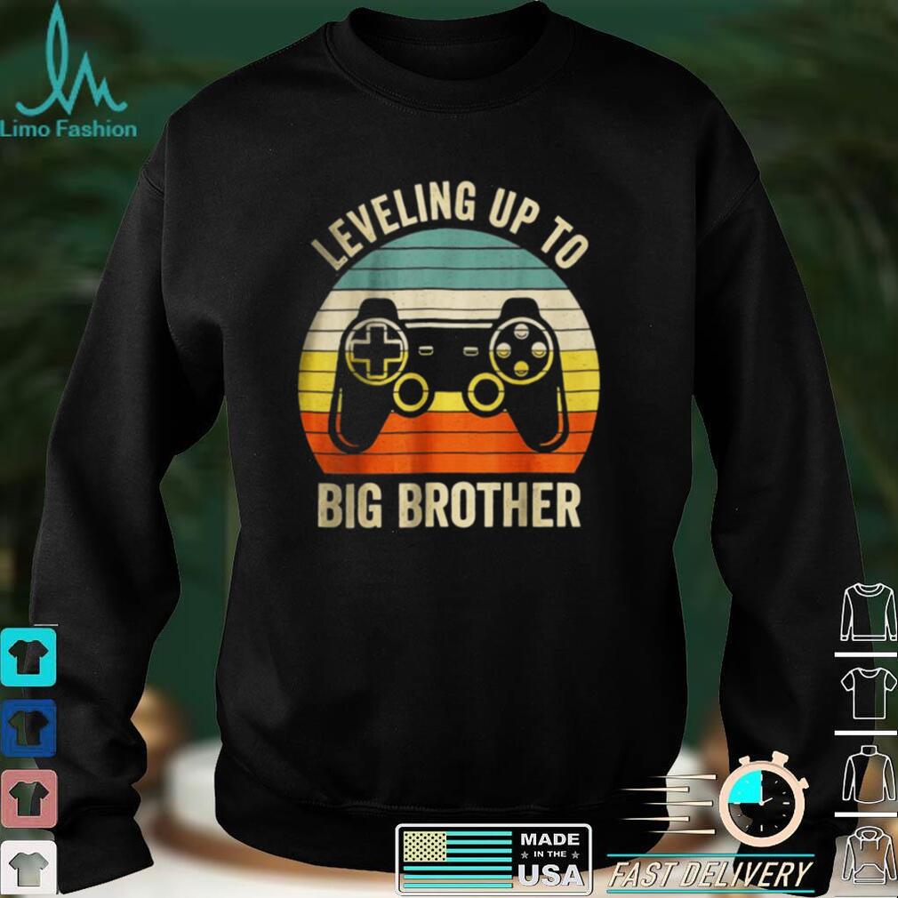 Leveling up to Big Brother 2022 funny gamer vintage kids men T Shirt Leveling up to Big Brother 2022 funny gamer vintage kids men T Shirt