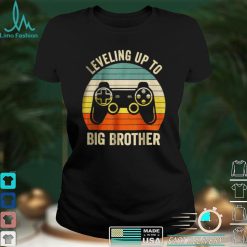 Leveling up to Big Brother 2022 funny gamer vintage kids men T Shirt
