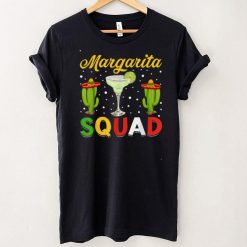 Margarita Squad Mexican Hat Happy Cinco De Mayo T Shirt