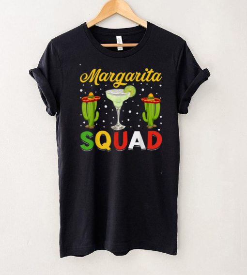 Margarita Squad Mexican Hat Happy Cinco De Mayo T Shirt