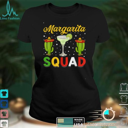 Margarita Squad Mexican Hat Happy Cinco De Mayo T Shirt