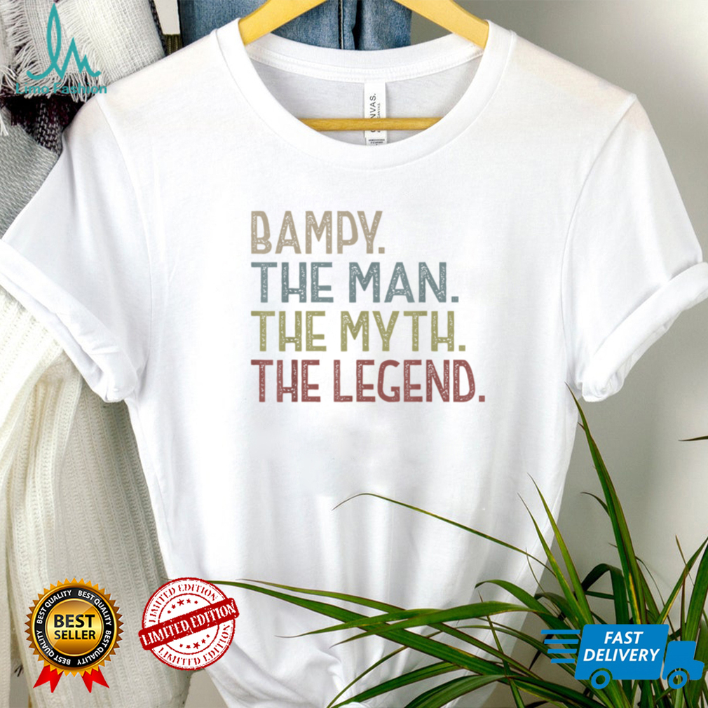 Mens Bampy Man Myth Legend Design for Men Father's Day Bampy T Shirt