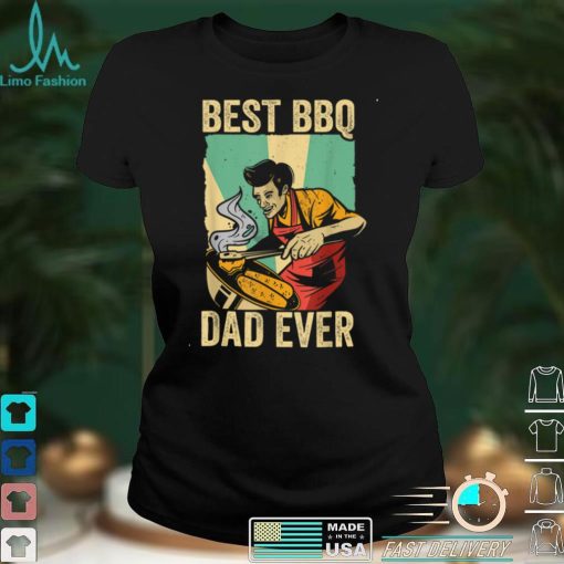 Mens Best BBQ Dad Ever Barbecue Smoking Meat BBQ Grill Grilling T Shirt Shirt