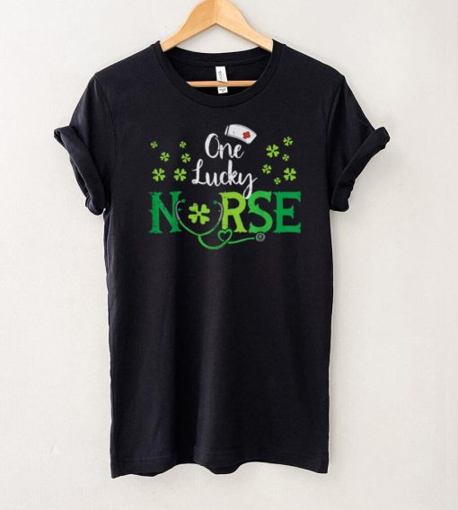 One Lucky Nurse Saint Paddys RN St Patricks Day Nurses Women T Shirt