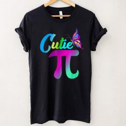 Pi Day Funny Cute Cutie Pi Pretty Math Butterfly Girls Pi T Shirt Shirt
