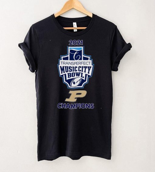 Purdue Boilermakers 2021 Music City Bowl champions 48 45 victory shirt