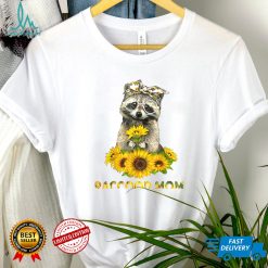 Raccoon Mom Sunflower Cute Glass For Mother's Day T Shirt