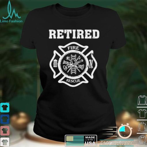 Retired Firefighter Badge shirt