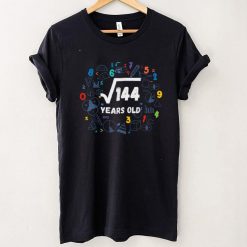 Square Root Of 144 12th Birthday Math Lover 12 Year Old Bday T Shirt Shirt