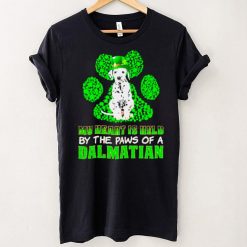 St Patricks Day My Heart Is Held By The Paws Of A Dalmatian Shirt