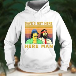 Vintage Dave Not Here Here Man, Funny Retro Costume T Shirt