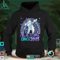 17th Birthday Rainbow 17 Year Old Dabbing Unicorn Girl Gifts T Shirt