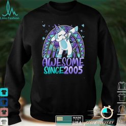 17th Birthday Rainbow 17 Year Old Dabbing Unicorn Girl Gifts T Shirt