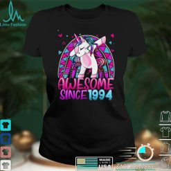 28th Birthday Rainbow 28 Year Old Dabbing Unicorn Girl Gifts T Shirt