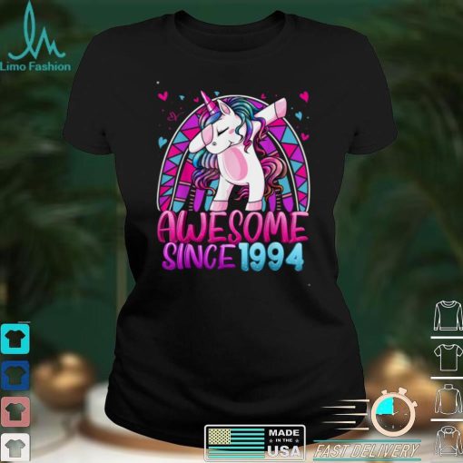 28th Birthday Rainbow 28 Year Old Dabbing Unicorn Girl Gifts T Shirt