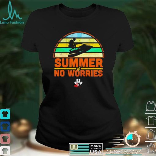 Ad Free Cares Summer Of No Worries Vintage Shirt