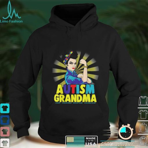 Autism Grandma Working Woman Meme Autism Awareness T Shirt