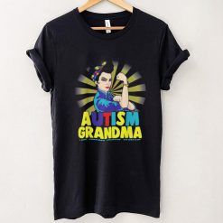 Autism Grandma Working Woman Meme Autism Awareness T Shirt