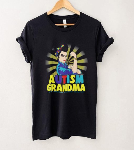 Autism Grandma Working Woman Meme Autism Awareness T Shirt