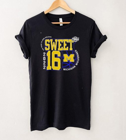 Best michigan Wolverines sweet sixteen 2022 the road to New Orleans shirt