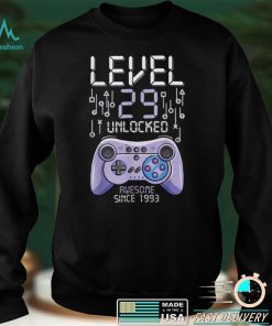 Birthday Gamer Level 29 Years Unlocked Awesome Since 1993 T Shirt B09VYX6RRS