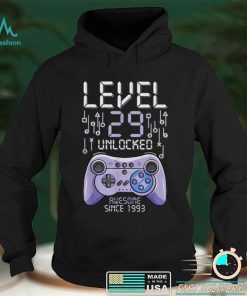 Birthday Gamer Level 29 Years Unlocked Awesome Since 1993 T Shirt B09VYX6RRS