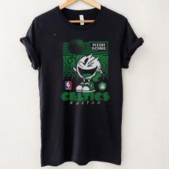 Boston Celtics Junk Food Black NBA x Pac Man High Score T Shirt
