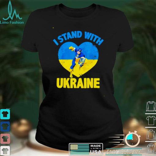 Captain Ukraine Support Ukrainian Flag I Stand With Ukraine shirt