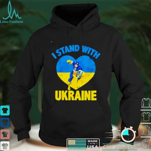 Captain Ukraine Support Ukrainian Flag I Stand With Ukraine shirt