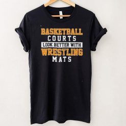 Courts Look Better with Wrestling Mats Basketball Classic T Shirt