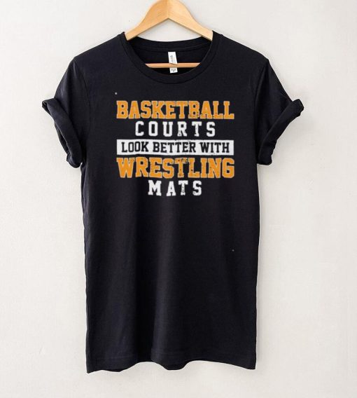 Courts Look Better with Wrestling Mats Basketball Classic T Shirt