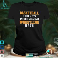 Courts Look Better with Wrestling Mats Basketball Classic T Shirt
