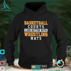 Courts Look Better with Wrestling Mats Basketball Classic T Shirt