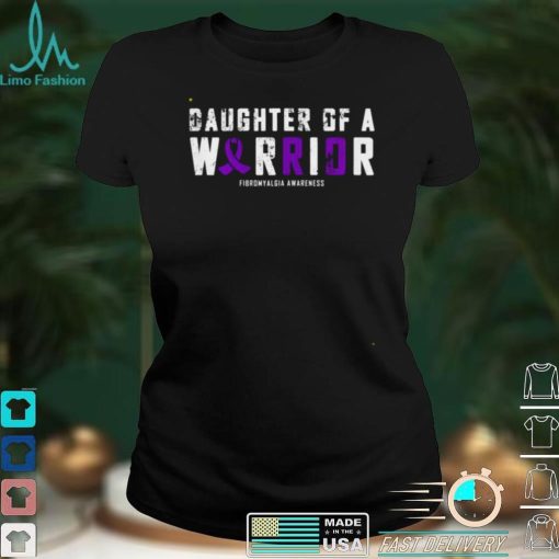 Daughter of a Warrior Fibromyalgia Awareness Vintage Shirt