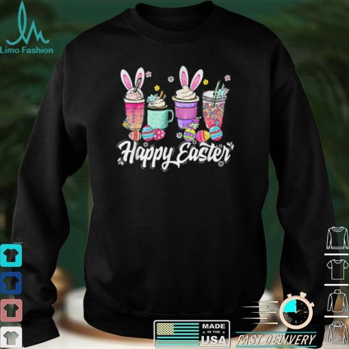 Easter Coffee Bunny Latte Coffee Christian Easter Day 2022 T Shirt