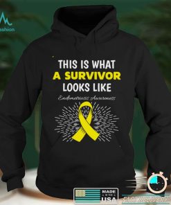 Endometriosis Disease Awareness Survivor Yellow Ribbon Shirt