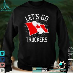 Freedom Convoy 2022 Lets Go Truckers Support Canada Flag shirt