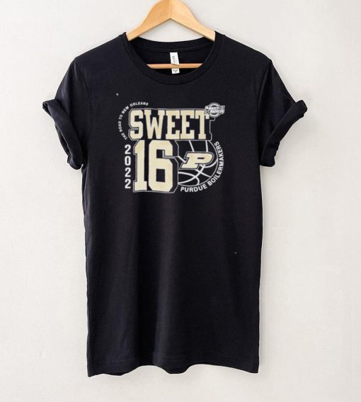 Funny purdue Boilermakers sweet sixteen 2022 the road to New Orleans shirt