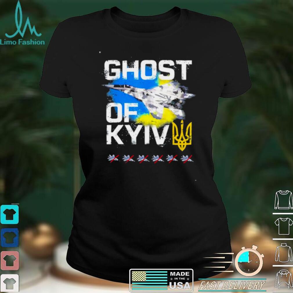 GHOST OF KYIV Ukraine Fighter Jet Shirt - Limotees
