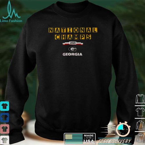 Georgia bulldogs Uga national champs sign shirt