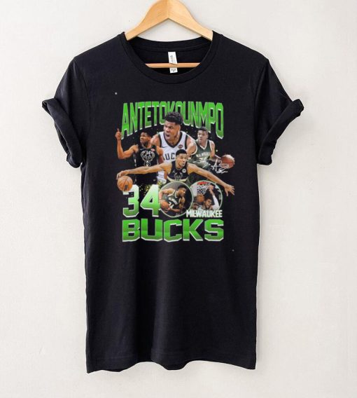 Giannis Antetokounmpo NBA Milwaukee Bucks Graphic Unisex T Shirt