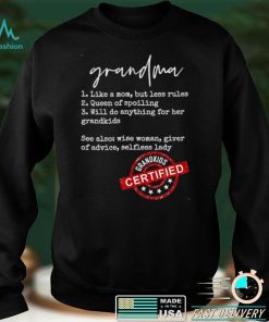 Grandma Like A Mom But Less Rules 2 Queen Of Spoiling T Shirt