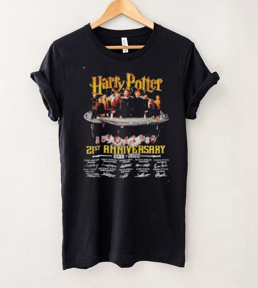 Harry Potter 21st Anniversary 2001 2022 welcome back to where the magic began T shirt