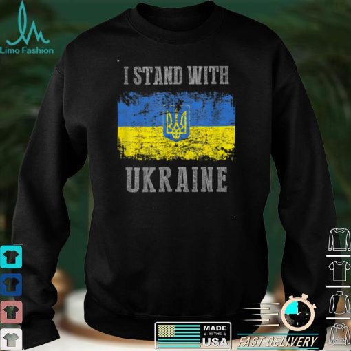 I Stand With Ukraine Funny Putin Ukrainian Men Women Gift T Shirt