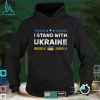 Peace Sign Dove Stand with Ukraine Ukrainian Pride Flag Tee Long Sleeve T Shirt