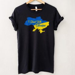 I stand with Ukraine   vintage Ukraine Ukrainian Flag T Shirt