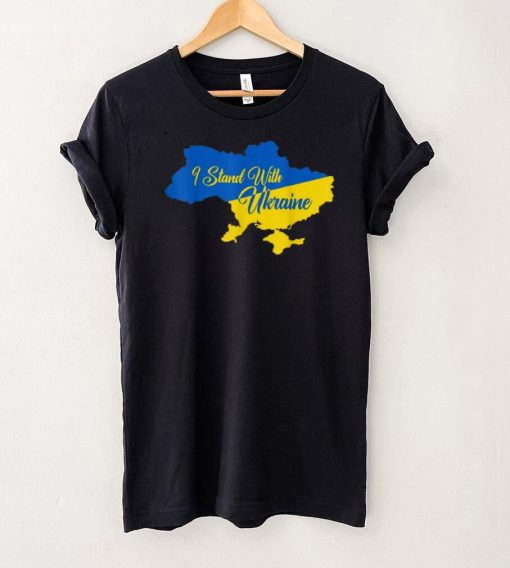 I stand with Ukraine   vintage Ukraine Ukrainian Flag T Shirt