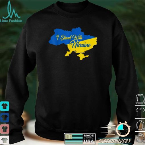 I stand with Ukraine   vintage Ukraine Ukrainian Flag T Shirt