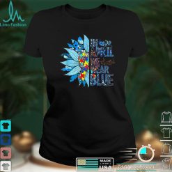 In April We Wear Blue Autism Awareness Special Education T Shirt